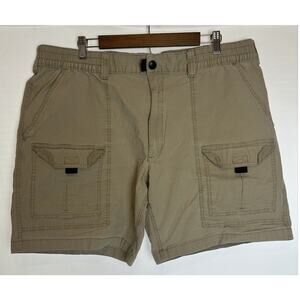 Men's Foundry Tan Brown Hiking Cargo Shorts Size 44